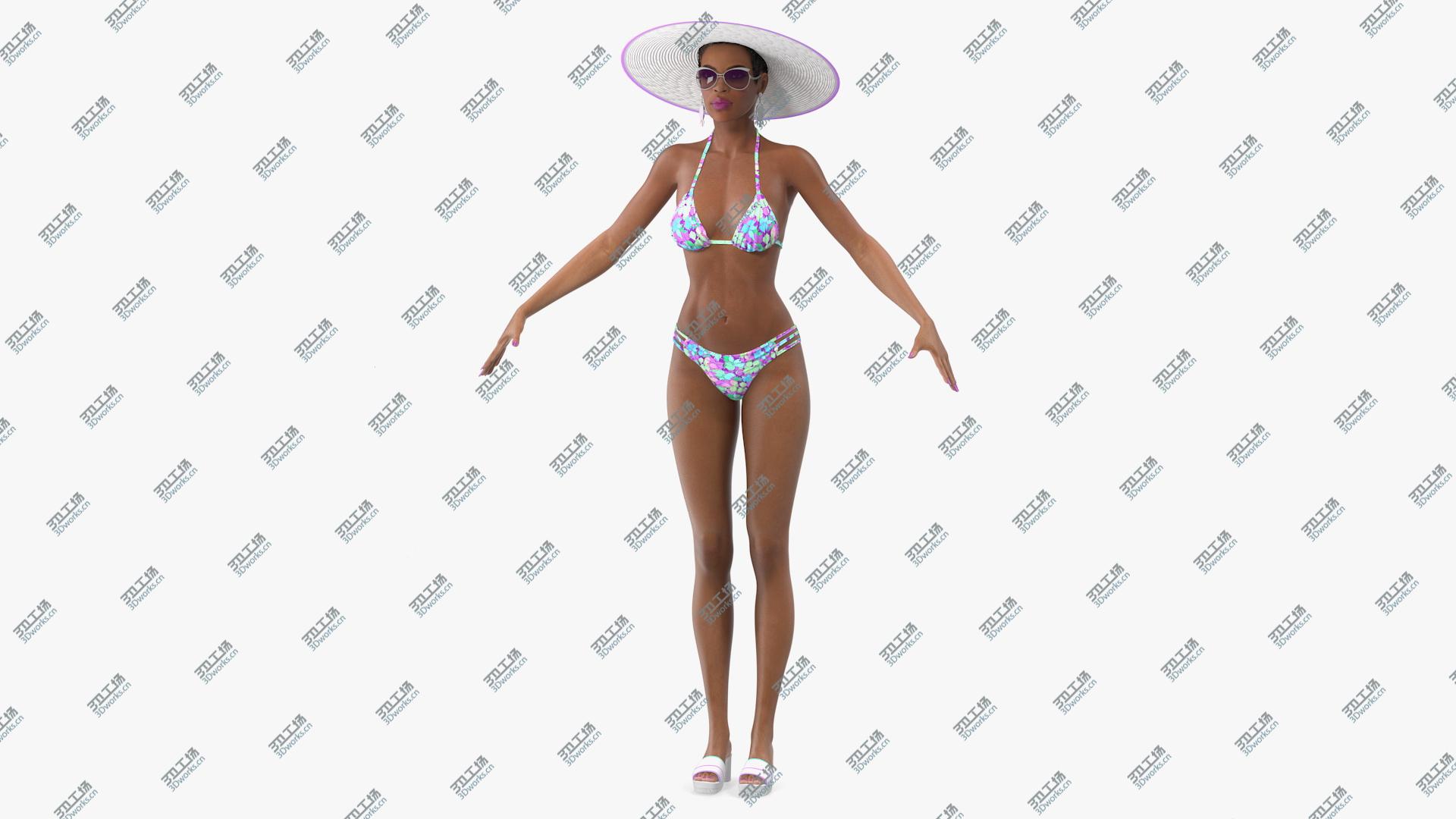 images/goods_img/202104022/Light Skinned Bikini Girl T Pose 3D model/2.jpg